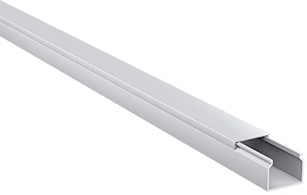 Kabelkanal aus hochwertigem PVC weiß Kabelleiste 2m - 5 Stück - 15x10mm