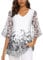 Syphiby Evening Tops for Women UK Dressy Tunic Tops Ruffle 3/4 Sleeve V Neck Flowy Dress Shirts for Leggings Flattering Wedding Evening Work Office Going Out Tops Midnight Purple-Large