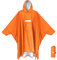 ANYOO Leichter Wasserdichter Regenponcho Regenjacken mit Ärmeln Belüftet Mehrzweck Regenmantel Unisex mit Kapuze Ideal für im Freien Camping Wandern Angeln, Dunkelorange, Einheitsgröße