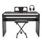Gear4music SDP-3 Digital Stage Piano 88 Hammer Action Keys with Stand