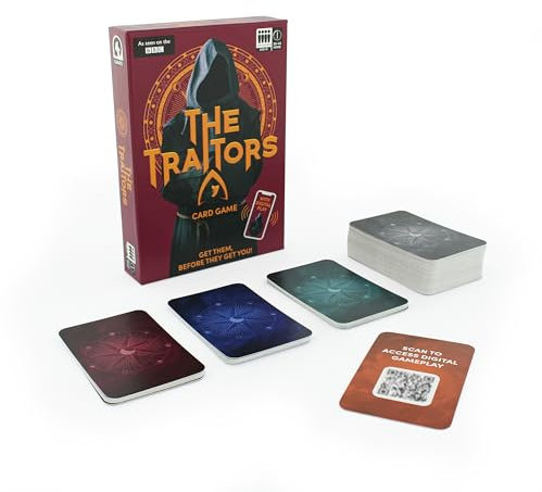 Ginger Fox The Traitors Card Game | Based On The Hit TV Show | Family Social Deduction Fun | Great Game for Group Gatherings