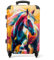 NoBoringSuitcases.com® Koffer Mittelgroß 67x43x25 cm Hartschalenkoffer Trolley Rollkoffer mit Rollen Leicht Hartschale Reisekoffer Ölfarbe - Pferd - Farbenfroh