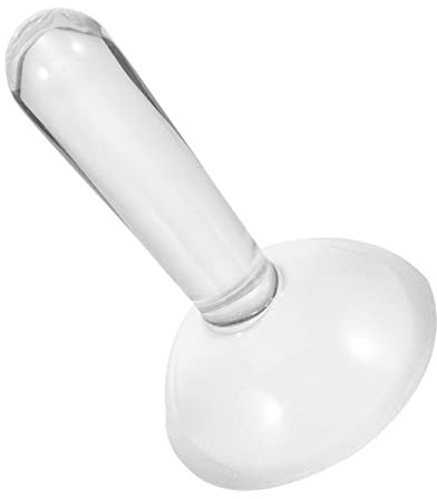 Parliky Glass Mortar and Pestle, Pigment Grinding Pestle for Watercolour Paint and Paints, Portable Glass Muller for Artists and Painting