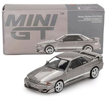 True Scale Miniatures MGT00971-R Mini-GT - Nissa. GT-R (R32) Veilside Combat C-I Combat Grey 2011 - maßstab 1/64 - Modellauto