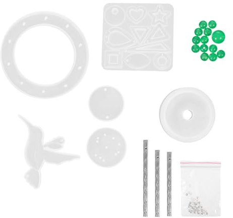 TEHAUX 1Satz Silikon Windspiel Anhänger Form DIY Windspiel Herstellungsmaterial Für Garten Dekoration Hummingbird Design