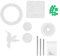 TEHAUX 1Satz Silikon Windspiel Anhänger Form DIY Windspiel Herstellungsmaterial Für Garten Dekoration Hummingbird Design