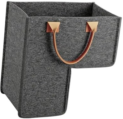 Sharplace Treppenkorb mit Griffen, faltbar, modern, leicht, Treppenkorb für Teppichtreppen und Holztreppen, Spielzeug, Werkzeuge, Bücher