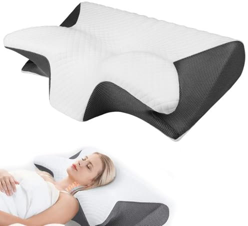 Otpedic Nackentraum Ergonomische Unterstützung Für Deinen Nacken,Ergonomischer Schlafkomfort Zur Schmerzlinderung,Sleep Enhancing Cervical Support Comfort Pillow Memory Pillows-B