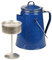 LOBOLOKO Cafetière émaillée 2 l - Percolateur pour 8 à 10 tasses - Pour gaz, induction et feu de camp - Idéal pour le camping et l'extérieur