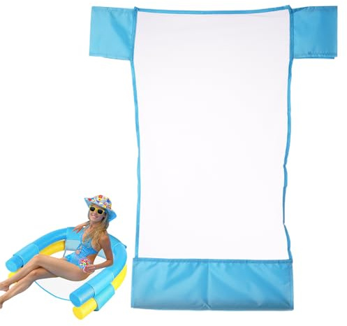 Wassersitz für Pools, aufblasbarer Schwimmer, schwimmender Stuhl, Pool-Hängematte, Nudeln, Netzstuhl aus Netzgewebe, Schwimm-Abdeckung, Schaumstoffstab Nicht im Lieferumfang enthalten