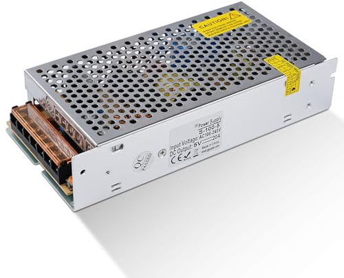 5V netzteil 20A 100W schaltnetzteil Transformator Adapter LED Trafo AC100V/240V auf DC 5 volt netzteil Schaltwandler S-100-5 für LED-Beleuchtung