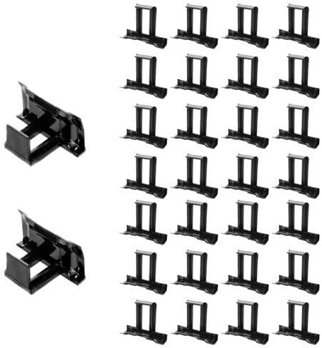 PV Solarpanel Wasserablauf Clips,30 Stück Entwässerung Clips PV Module Reinigung Klammer,Schlammentfernung Clip,Pv Module,Pv Erdungsklemme,Solar Panel Zubehör für Ableitung Von Regenwasser Schlamm