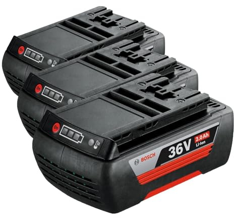 Bosch Batería de Repuesto GBA 36V 2.0Ah (Paquete de 3)