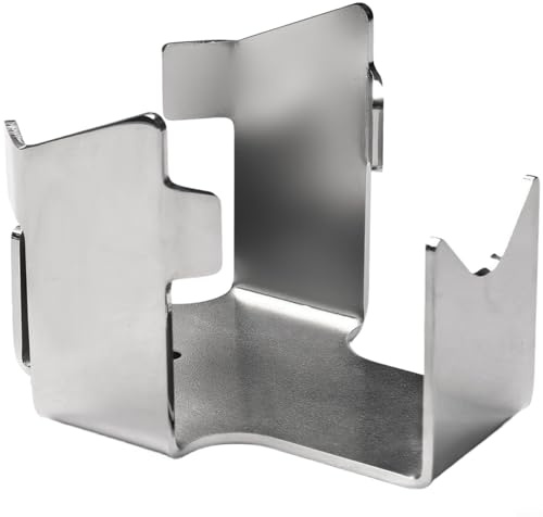 Supporto multiuso per caffè espresso 51 53 54 58 mm con base antiscivolo e robusta struttura in ferro (argento)