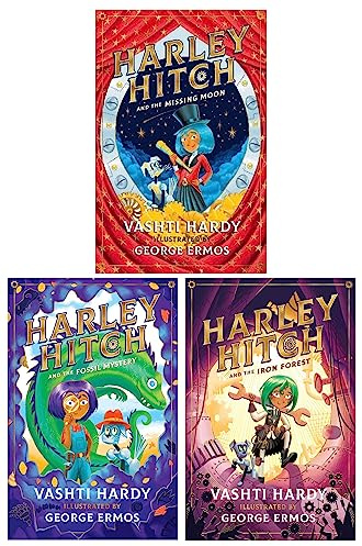Harley Hitch Series 3 Books Collection Set (Harley Hitch And The Iron Forest, The Missing Moon, The Fossil Mystery)