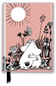 Moomin Love (Foiled Pocket Journal) (Flame Tree Pocket Books): Unser hochwertiges, liniertes Blankbook mit festem, künstlerisch geprägtem Einband und ... Notizbuch DIN A 6 mit Magnetverschluss)