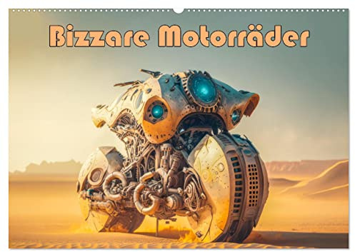 Bizzare Motorräder (Wandkalender 2026 DIN A2 quer), CALVENDO Monatskalender: Leidenschaft für futuristische Krafträder (CALVENDO Mobilitaet)