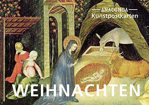Postkarten-Set Weihnachten: 18 Kunstpostkarten mit verschiedenen Motiven – Engel, Heilige Familie, Weihnachtsmarkt – für persönliche Weihnachtsgrüße ... Cent pro Karte (Anaconda Postkarten, Band 32)