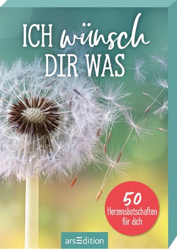 Ich wünsch dir was: 50 Herzensbotschaften für dich | Wunsch-Kärtchen im Spielkartenformat in schön gestalteter Box