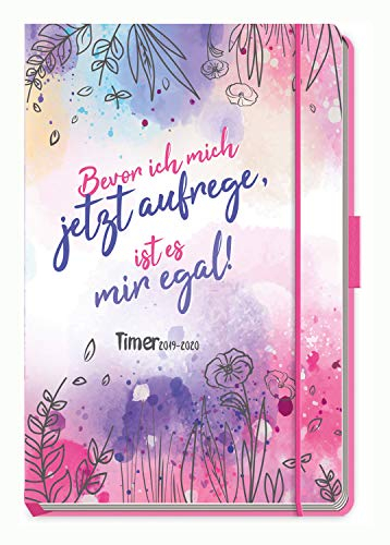 Schülerkalender Mir Egal 2019/2020: Flexicover mit Spot-Effekt, Prägung und Innentaschen
