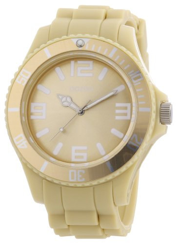 Oozoo Herren-Armbanduhr XL Analog Silikon C4657 Beige