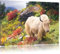Pixxprint Schönes Yak Himalaya Kunst Buntstift Effekt, Größe: 60x40cm, Leinwandbild, fertig gespannt, Wandbild, Dekoration, Kunstdruck, kein Poster