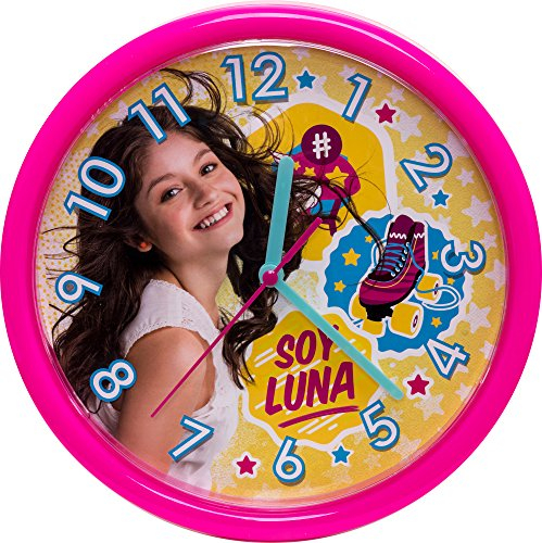 Soy Luna Mädchen Wanduhr Kunststoff Rosa 93711