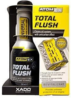 XADO Motor-Spülung Öl-System-Reiniger für Motoren - ATOMEX TotalFlush - 2er Set
