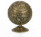 LAUYOO Vintage Aschenbecher mit Deckel für Zigaretten, Metall, tragbarer Aschenbecher für drinnen und draußen, handgestempelt, winddicht, edles Geschenk für Männer und Frauen (Bronze mit Elefant)