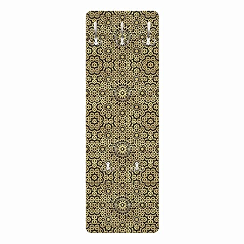 Bilderwelten Garderobe - Orientalisches Muster mit goldenen Sternen, Größe HxB:119cm x 39cm