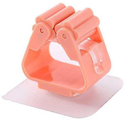Free Punching mop Rack Bathroom mop Hook Bathroom Stick Hook Broom Rack Card Holder mop Clip