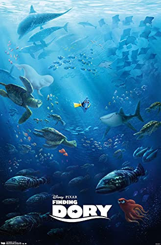 Trends International Disney Pixar Findet Dorie, Wandposter, 1 Blatt, 37,4 x 56,8 cm, ungerahmte Premium-Version