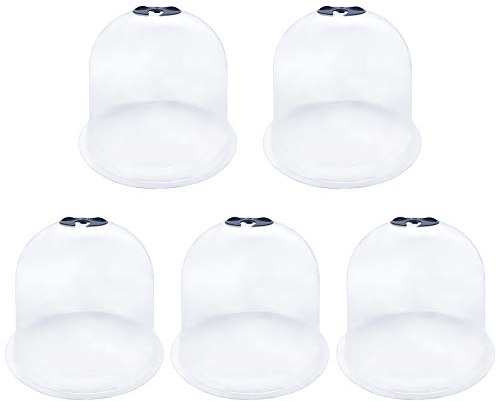 Garden Cloches,5 Pack Reusable Plant Dome Bell Cover for Warming Garden Soil Growing Plants,Frost Guard Freeze Protector for Plant Succulent
