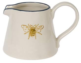 Sophie Allport - Bees Mini Stoneware Jug, Dishwasher & Microwave Safe, Sauce, Milk or Cream Jug (150ml)