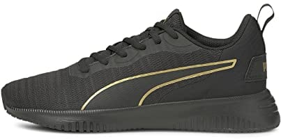 PUMA Femme Flyer Flex Wn's Chaussure de Course, Black Team Gold, 39 EU