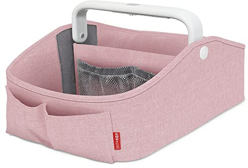Skip Hop Windeltasche mit Touch-Sensor, Nachtlicht, Kinderzimmer-Stil, Pink Heather