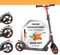 Scoot One Aluminium Scooter S 1 rot – Cityroller für Kinder und Erwachsene - Roller ABEC 7 205 mm – Aluminiumroller höhenverstellbar
