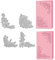 GLOBLELAND Schmetterling Ecken Metall Stanzschablone Rose Rahmen Papierpräge Stanzschablonen Set Stanzformen für Kartenherstellung DIY Papier Scrapbooking Handgefertigtes Fotoalbum