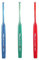 3x TELLO 1007.5 Single Ultra Soft - Einbüschelbürste für Erwachsene mit super weichen abgerundeten NOLLEX® Borsten -Zufällige Farbe