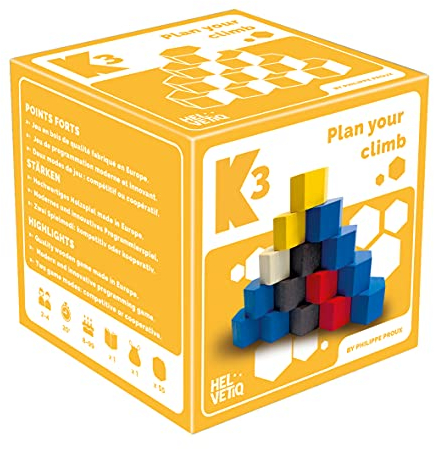 Ludilo - K3 | Holzspiele Für Erwachsene Und Kinder | Gesellschaftsspiele Ab 8 Jahre | Strategie Brettspiele | Familienspiele Ab 8 Jahre | Brettspiele Erwachsene