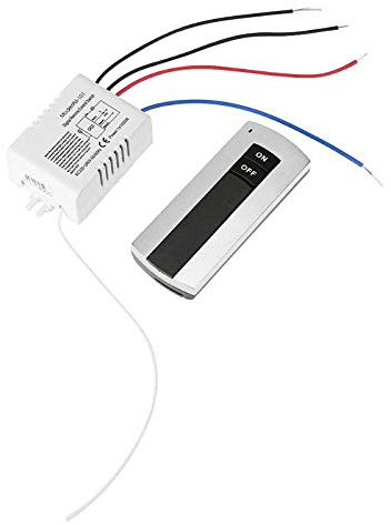 avec Emetteur Numerique 220V Allume/Eteint 1 Commutateur Relais Recepteur Telecommande Lampe Lumineuse