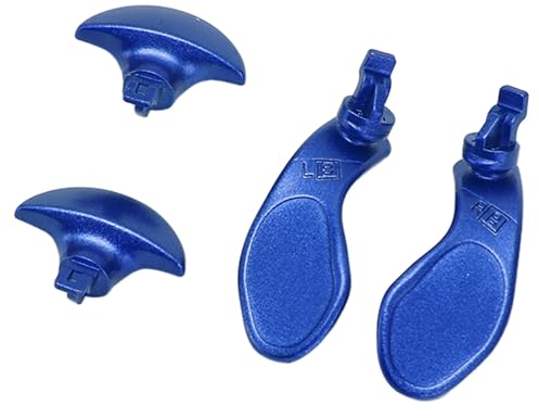 Palettes Arrière pour Manette PS5 Edge, Boutons de Remplacement en Métal avec Finition Mate, Faciles à Installer, Acier Inoxydable de qualité Supérieure, Compatibles avec PS5