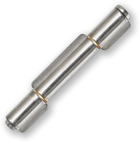 Anschweissscharnier 100 mm A2 Edelstahl 3-teilig mit herausnehmbarem Bolzen (10 Stück 100 mm)