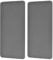 uxcell 2pcs Refrigerator Drip Catcher, Quick Dry Water Drip Pads, Protects Water Dispenser Pan from Spills, Dark Grey