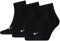 Puma Unisex Quarter Sock, Black, 47/49 (3er Pack)