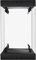 Acryl-Vitrine mit Drehteller, LED-Leuchten, transparente Arbeitsplatte, Würfel-Organizer, Ständer, staubdicht, Schutz, Vitrine für Action-Figuren, Spielzeug, 40 cm