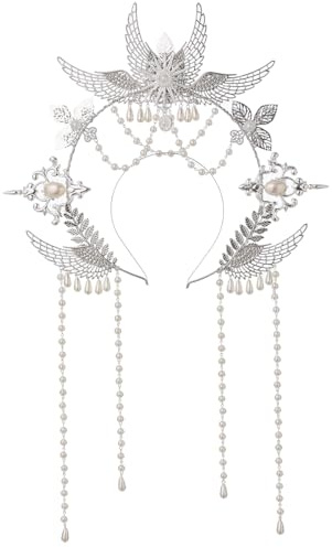 BLESSUME Halo Göttin Stirnband Damen Fasching Kostüm Accessoires