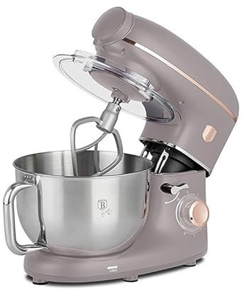 Berlinger Haus Küchenmaschine mit Mahlwerk und Mixer 1500 W Taupe Collection BH-9530