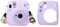 Silicone Jelly Case for Fujifilm Instax Mini 11 Camera - Soft Protective Cover with Precise Cutouts Humanized Design, Solid Color.Purple