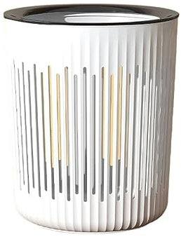 XJGQQ Poubelle Poubelle domestique avec anneau de pression, grande poubelle creuse for salon, salle de bain, dortoir, chambre à coucher Poubelle Ménagère(C)